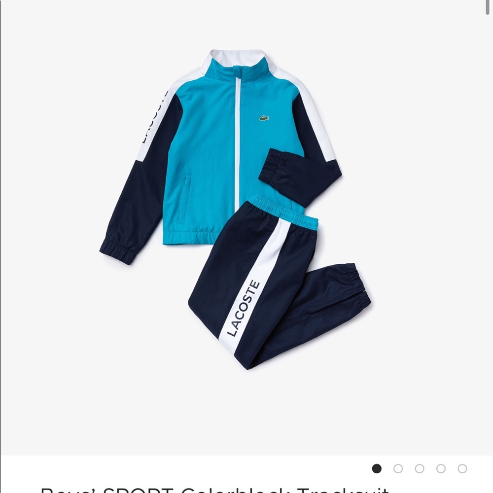 Lacoste kids boys jacket and pant set - 2 piece - Picture 4 of 7